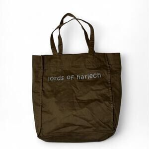 Lords of Harlech Premium Olive Brown Canvas Tote Shopper Bag